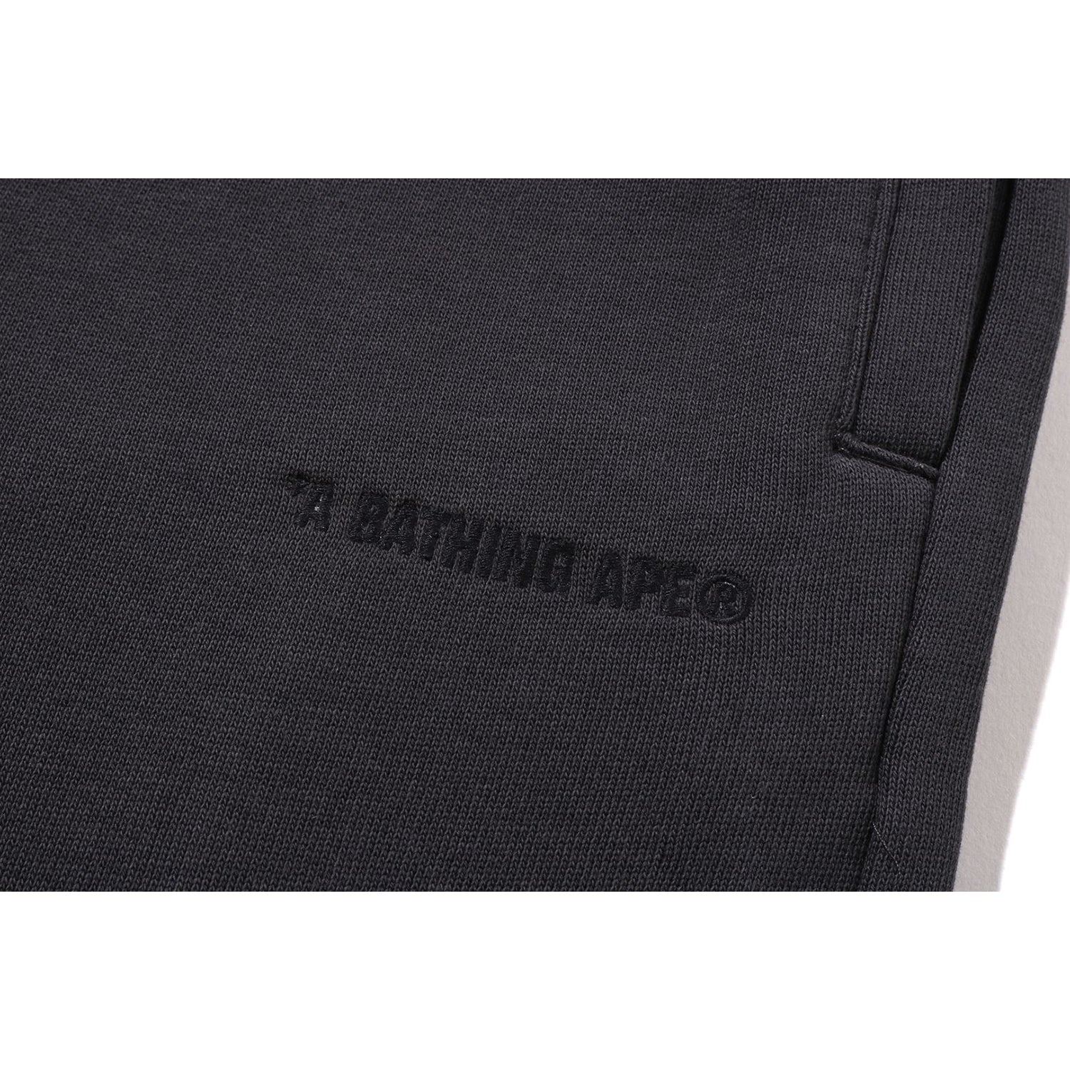 BAPE BATHING APE LOGO KNEE LENGTH RELAXED FIT SWEAT SHORTS MENS