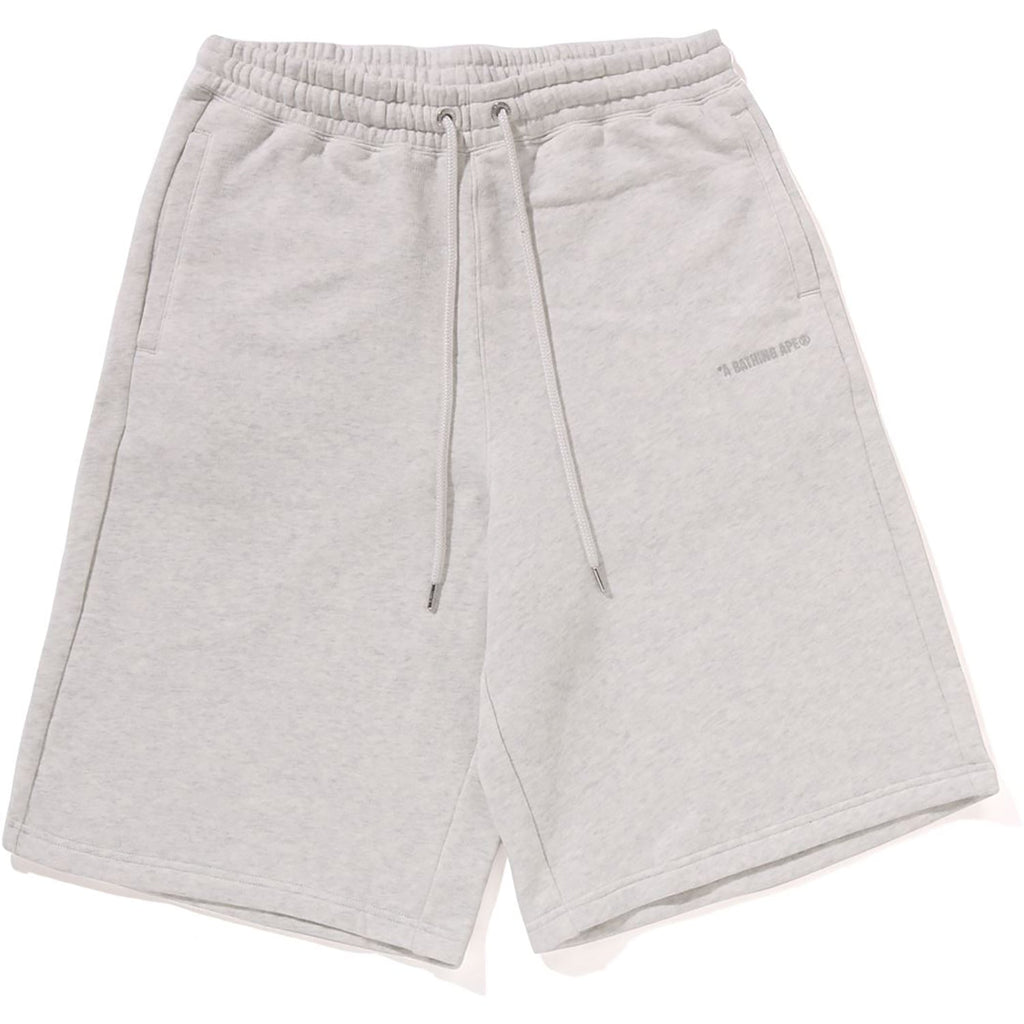 BAPE BATHING APE LOGO KNEE LENGTH RELAXED FIT SWEAT SHORTS MENS