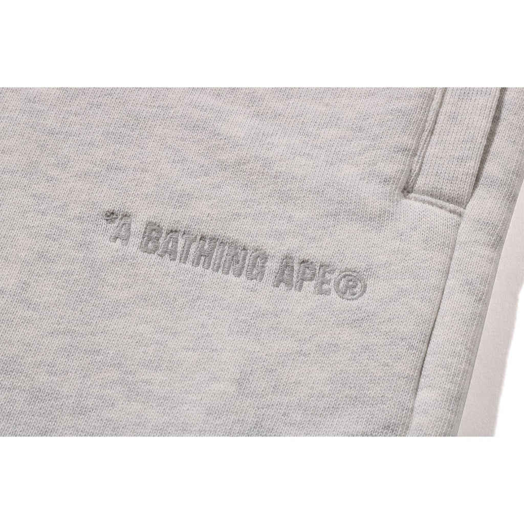 BAPE BATHING APE LOGO KNEE LENGTH RELAXED FIT SWEAT SHORTS MENS