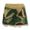 BAPE ABC CAMO LONG FUR JACQUARD SHORTS LADIES