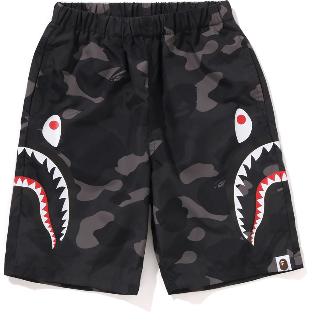 BAPE COLOR CAMO SIDE SHARK BEACH SHORTS KIDS