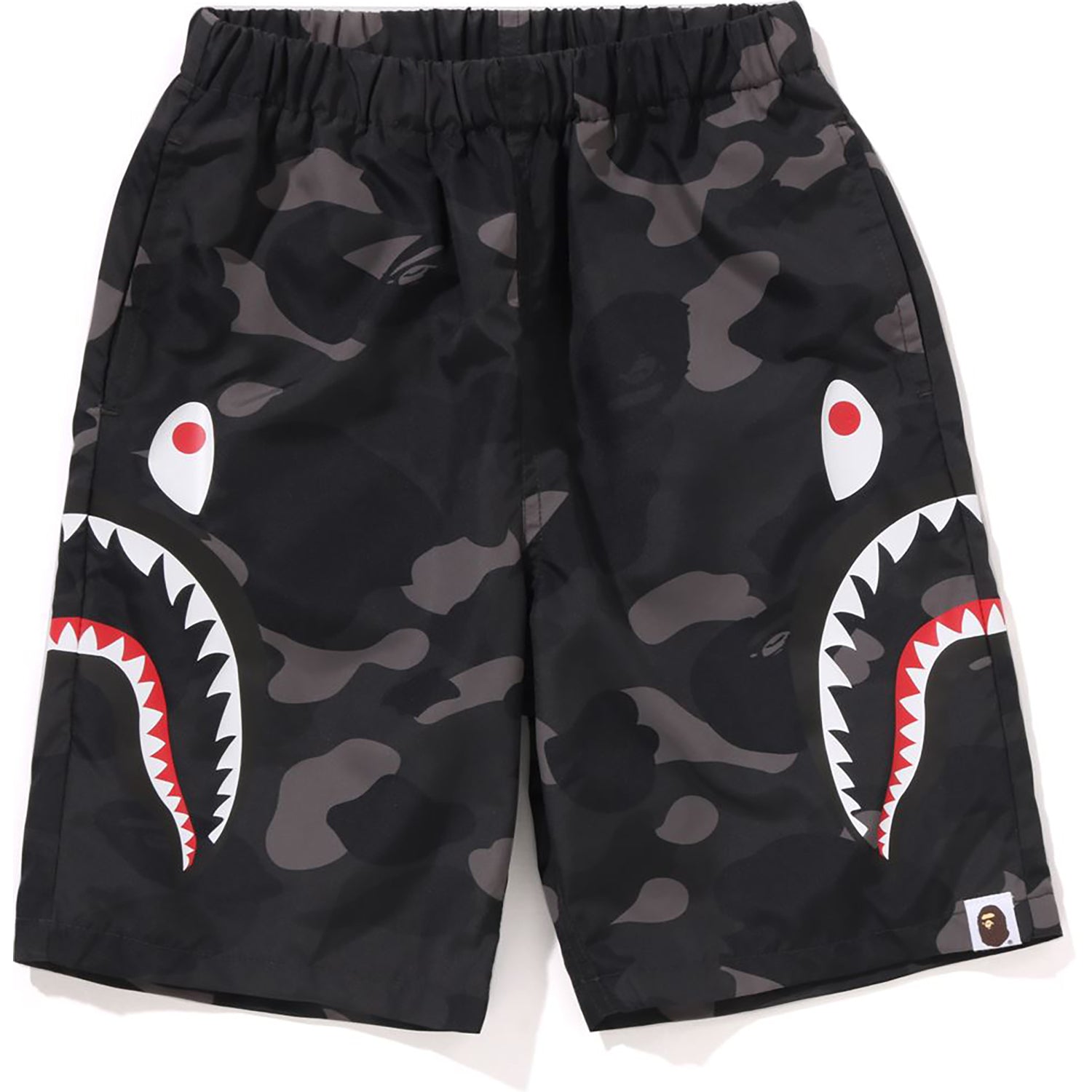 BAPE COLOR CAMO SIDE SHARK BEACH SHORTS KIDS