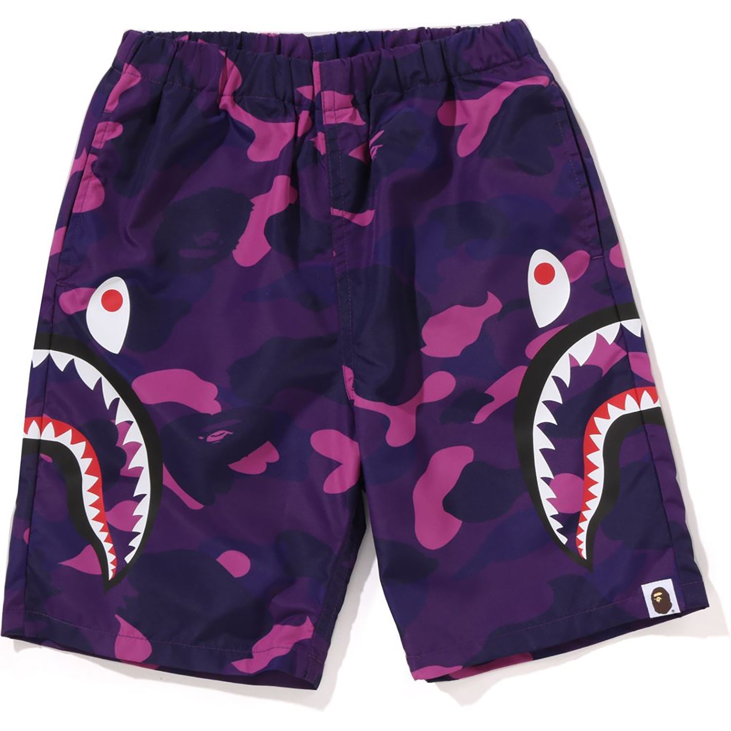 BAPE COLOR CAMO SIDE SHARK BEACH SHORTS KIDS