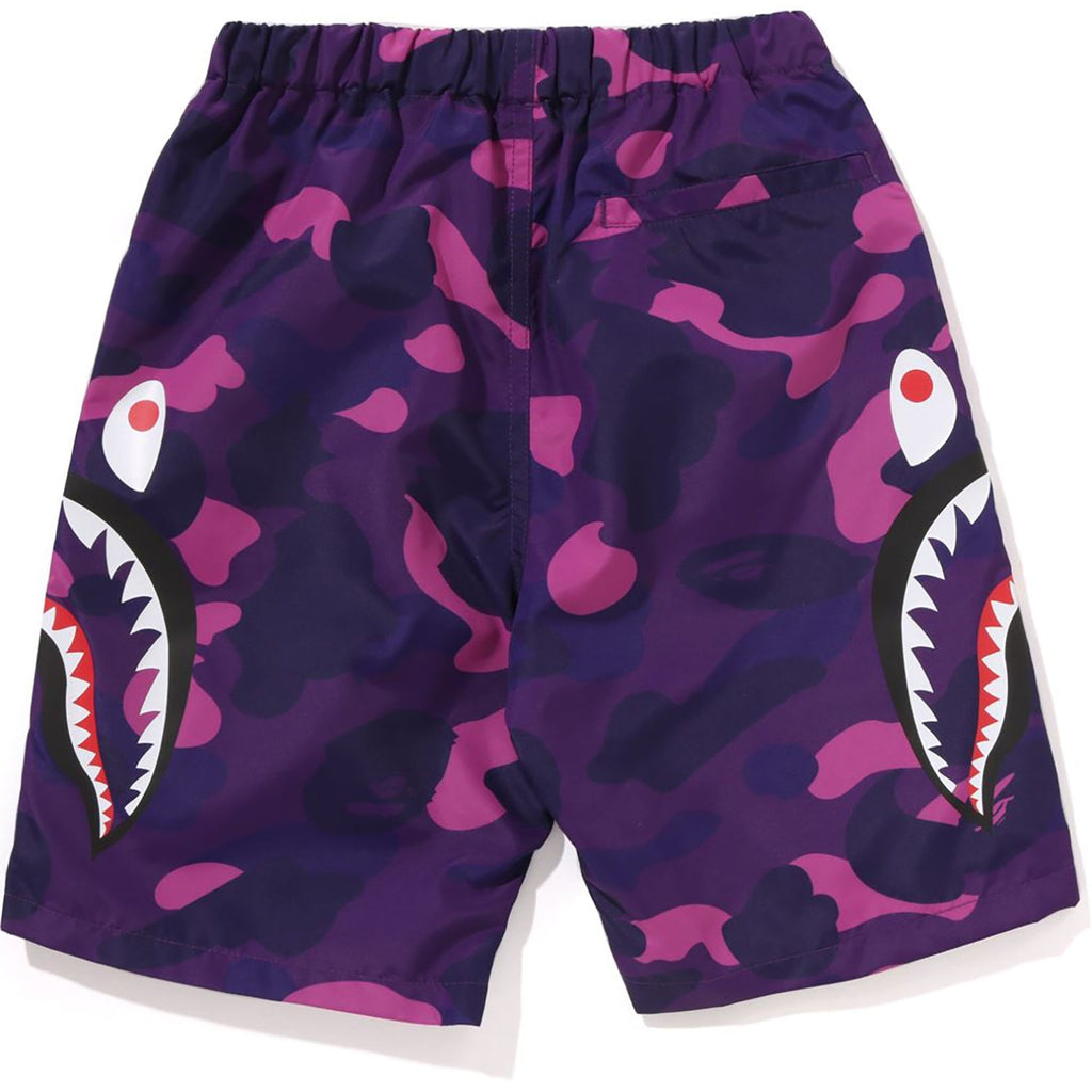 BAPE COLOR CAMO SIDE SHARK BEACH SHORTS KIDS
