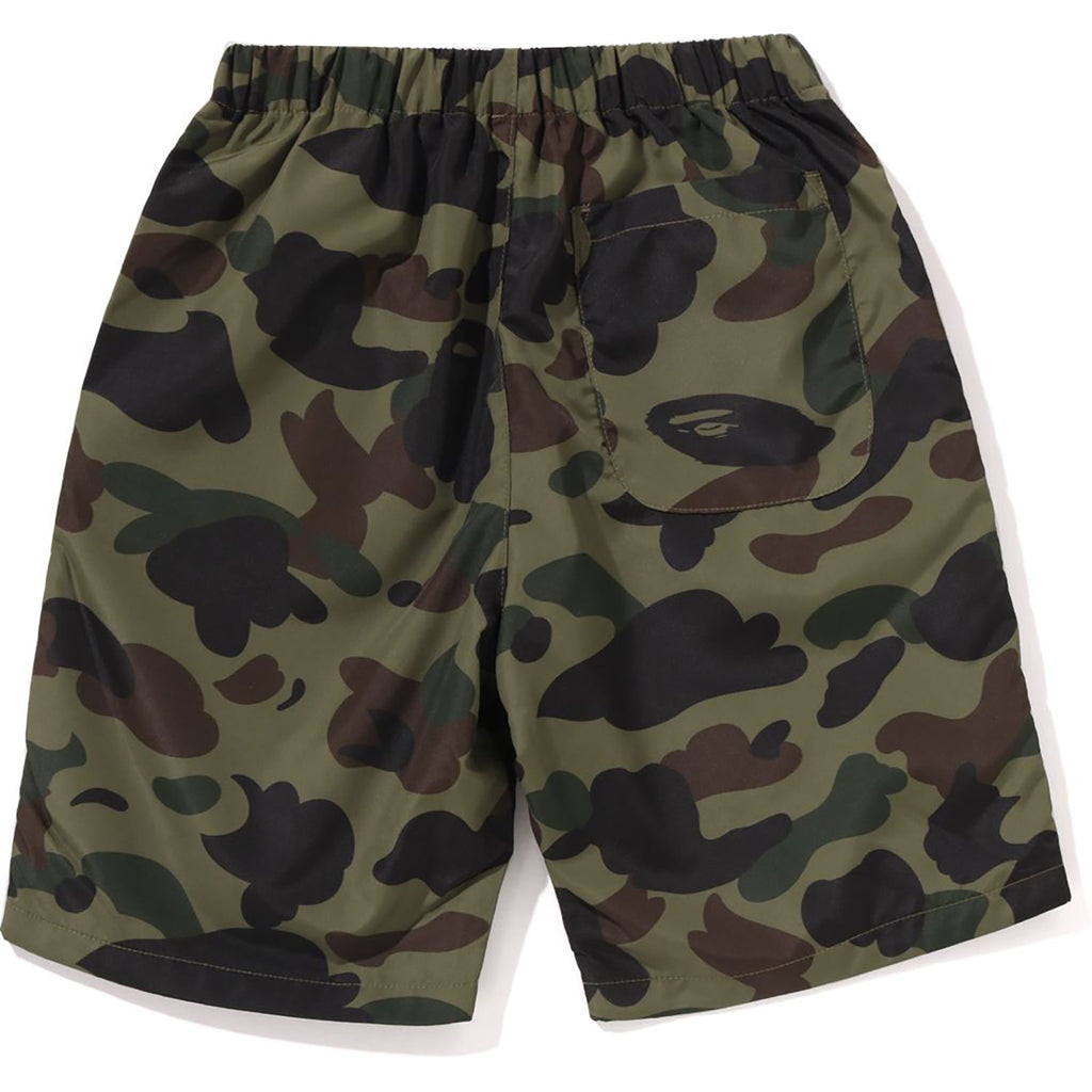 BAPE 1ST CAMO ONE POINT BEACH SHORTS KIDS