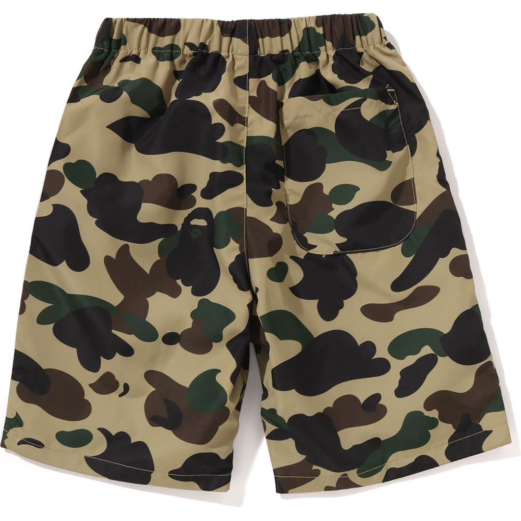 BAPE 1ST CAMO ONE POINT BEACH SHORTS KIDS