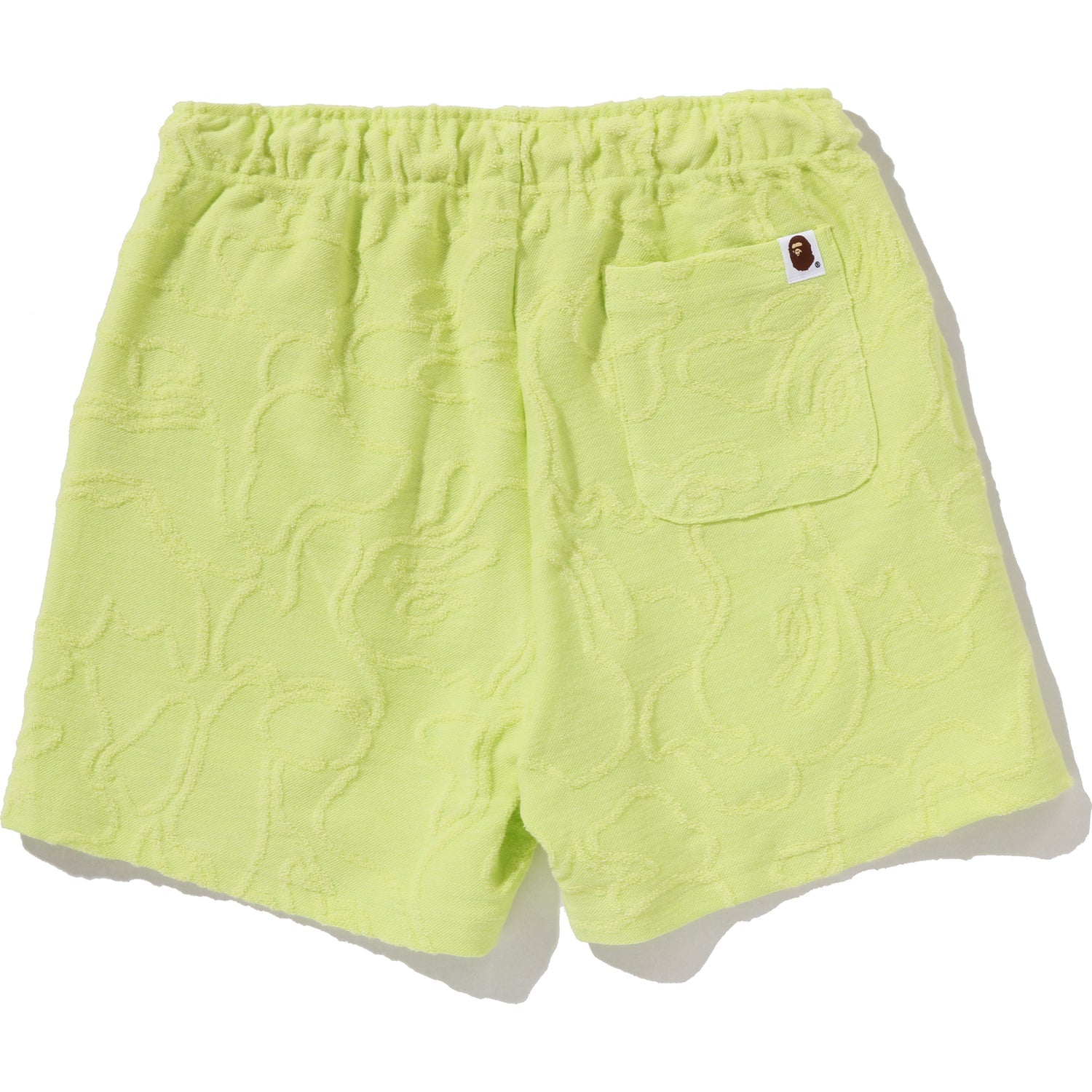 BAPE NEON CAMO JACQUARD SWEAT SHORTS LADIES