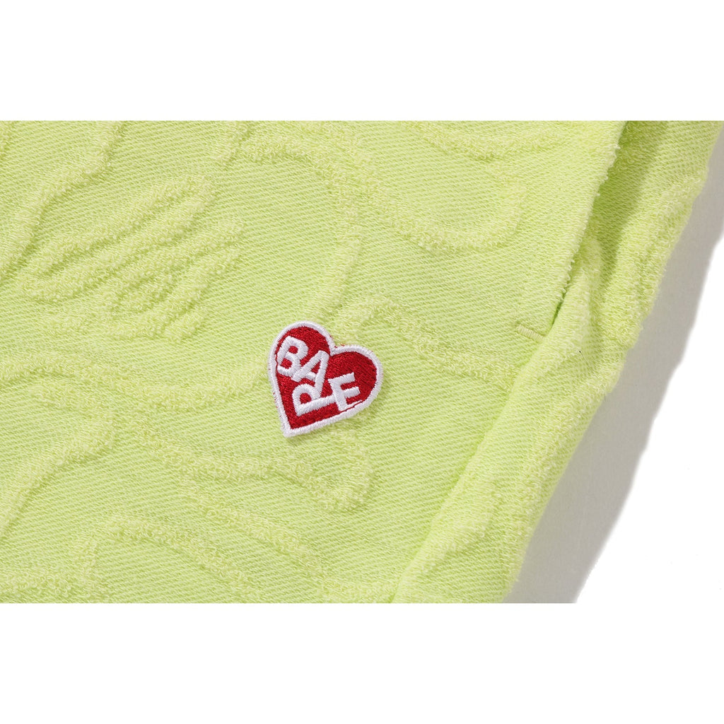 BAPE NEON CAMO JACQUARD SWEAT SHORTS LADIES