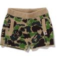 BAPE ABC CAMO TOWEL JACQUARD SHORTS LADIES