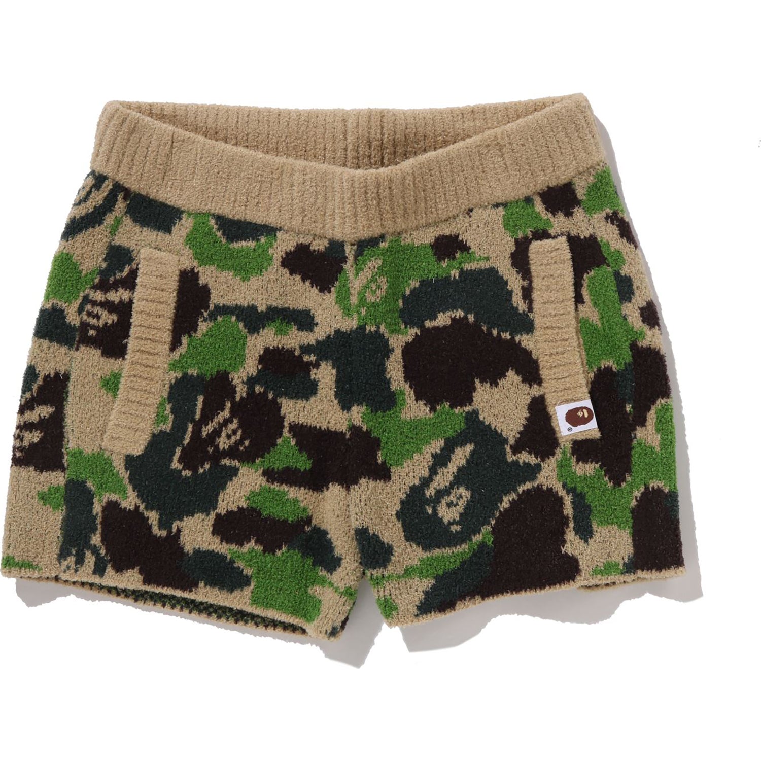 BAPE ABC CAMO TOWEL JACQUARD SHORTS LADIES