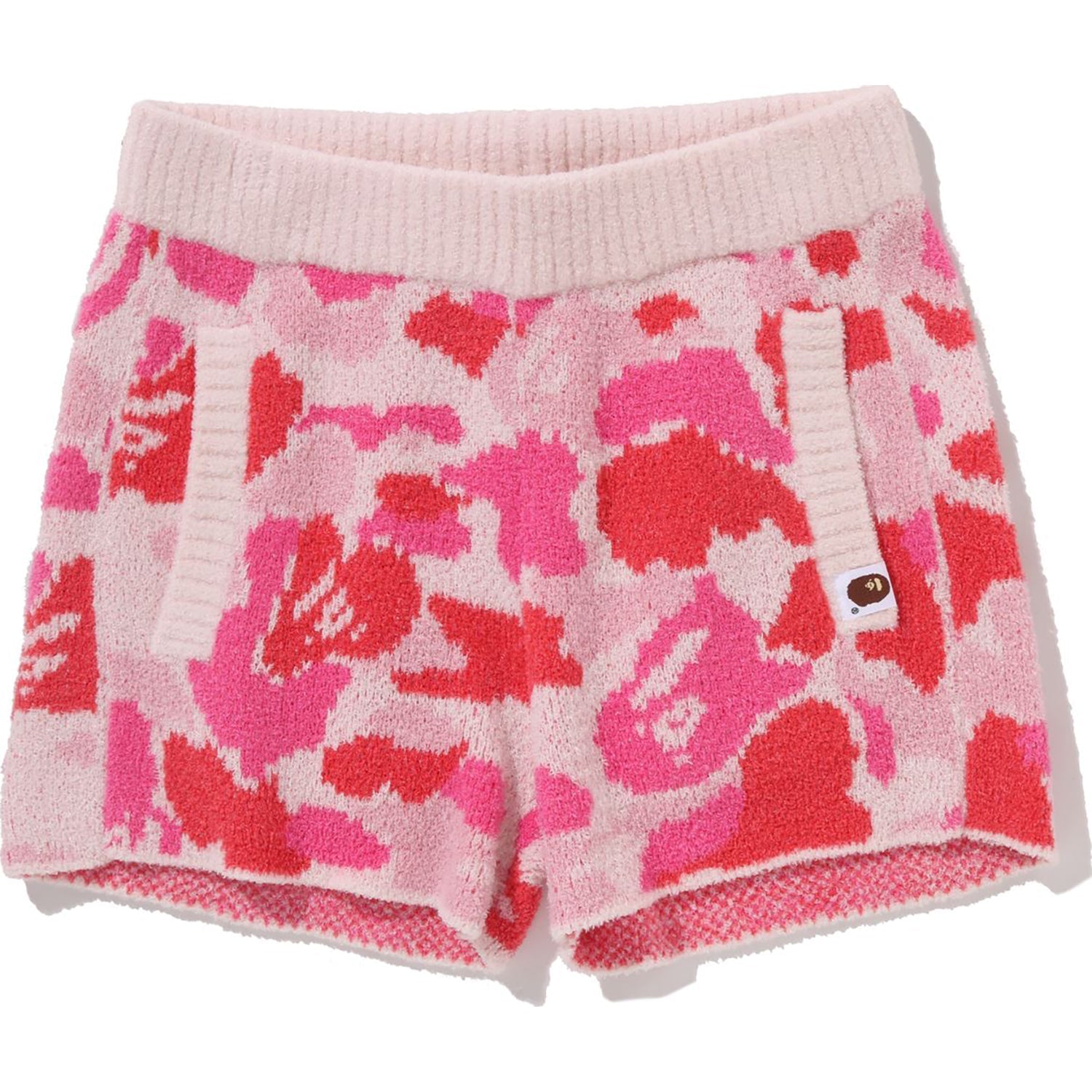 BAPE ABC CAMO TOWEL JACQUARD SHORTS LADIES