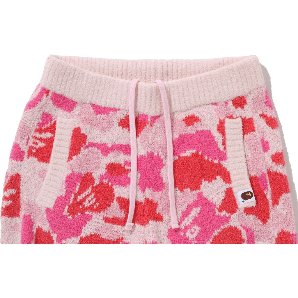 BAPE ABC CAMO TOWEL JACQUARD SHORTS LADIES