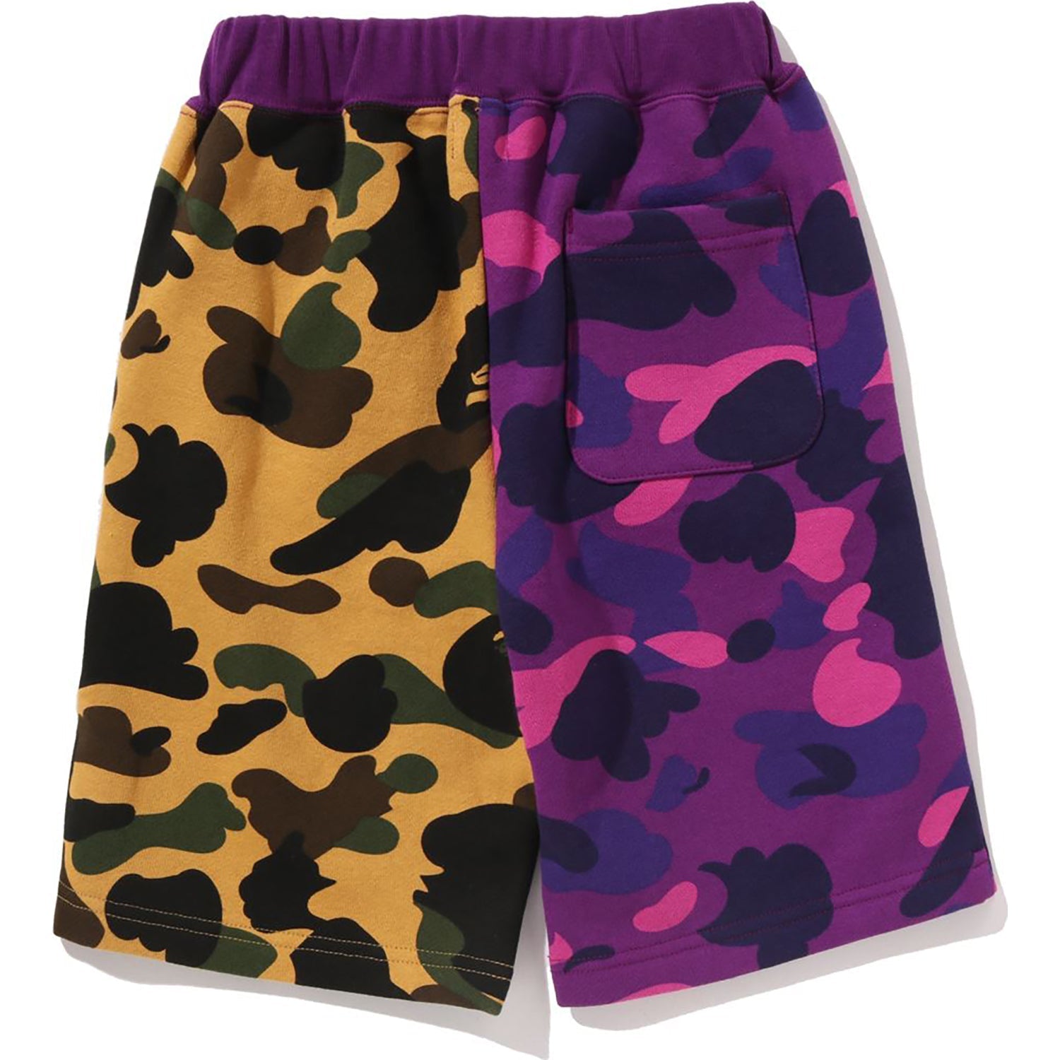 BAPE SPLIT CAMO SHARK SWEAT SHORTS KIDS