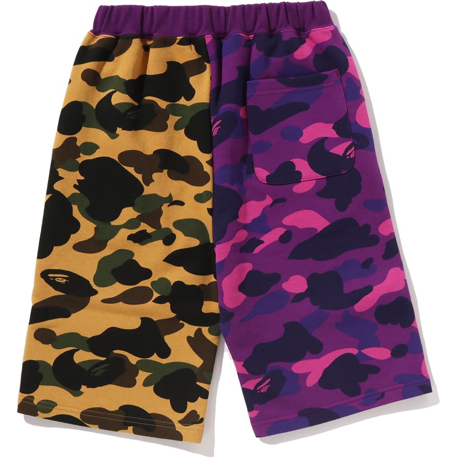 BAPE SPLIT CAMO SHARK SWEAT SHORTS JR KIDS