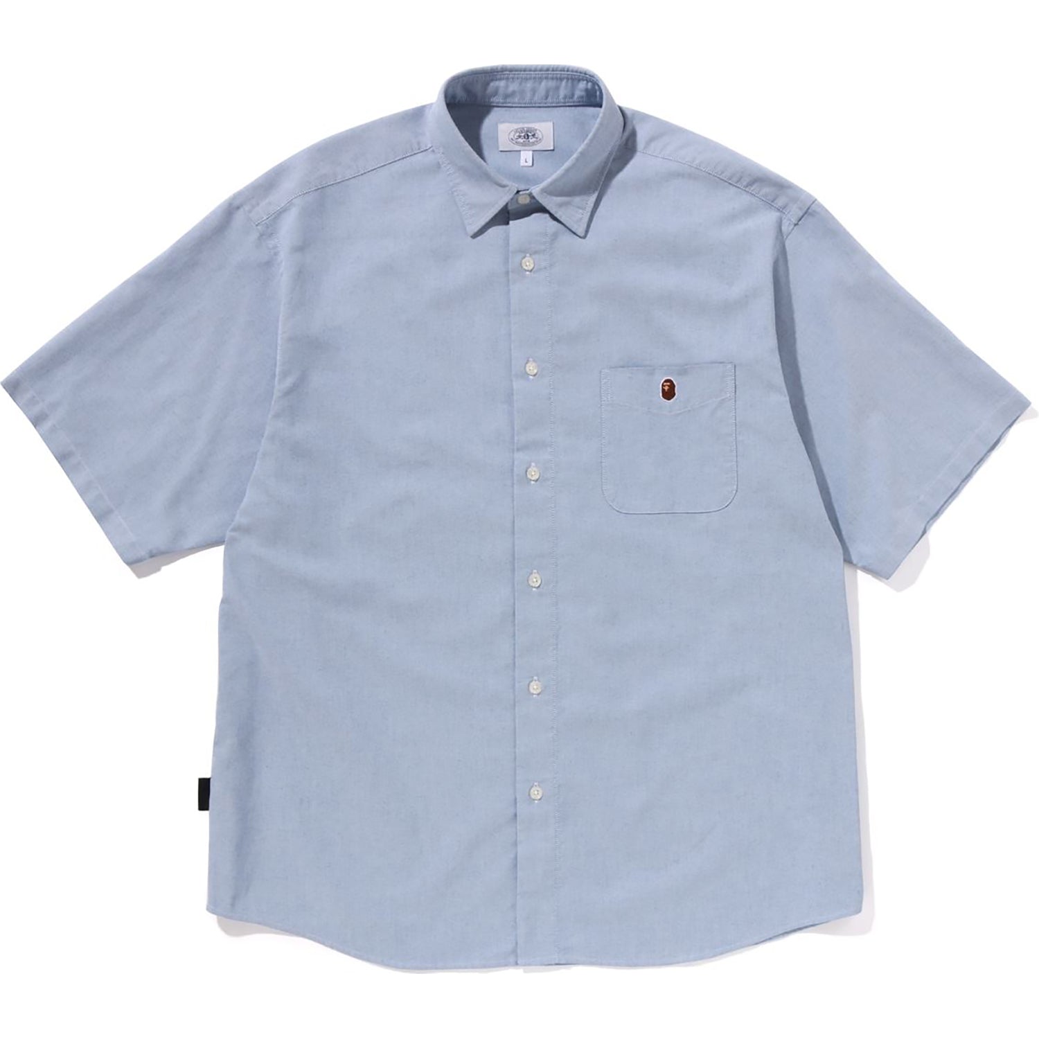 BAPE ONE POINT CORDURA OXFORD S/S SHIRT RELAXED FIT MENS