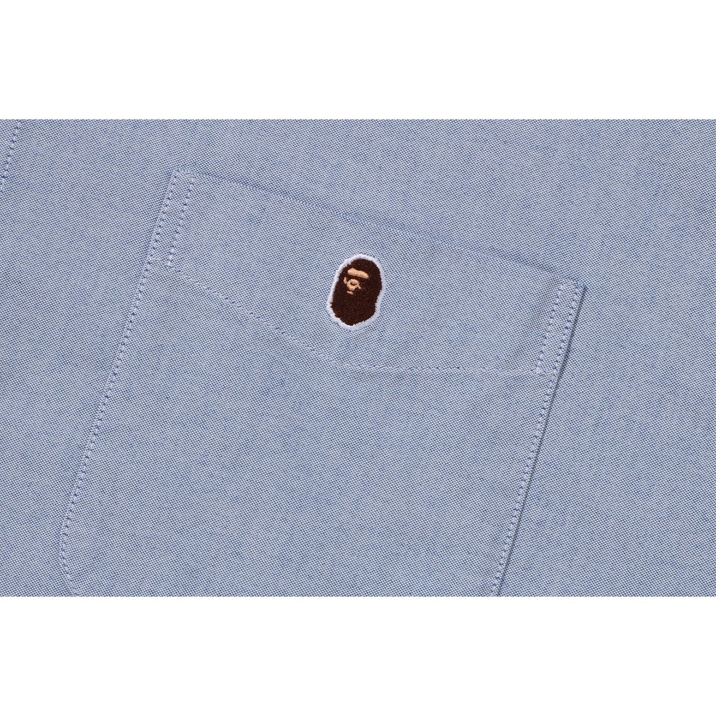 BAPE ONE POINT CORDURA OXFORD S/S SHIRT RELAXED FIT MENS