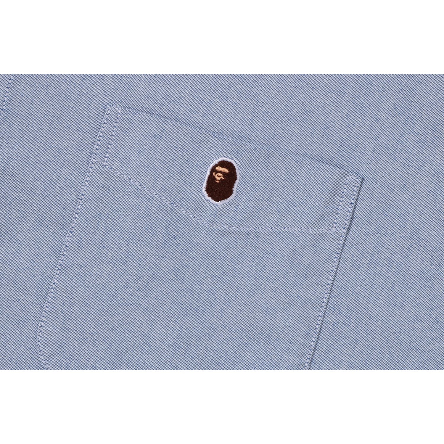 BAPE ONE POINT CORDURA OXFORD S/S SHIRT RELAXED FIT MENS