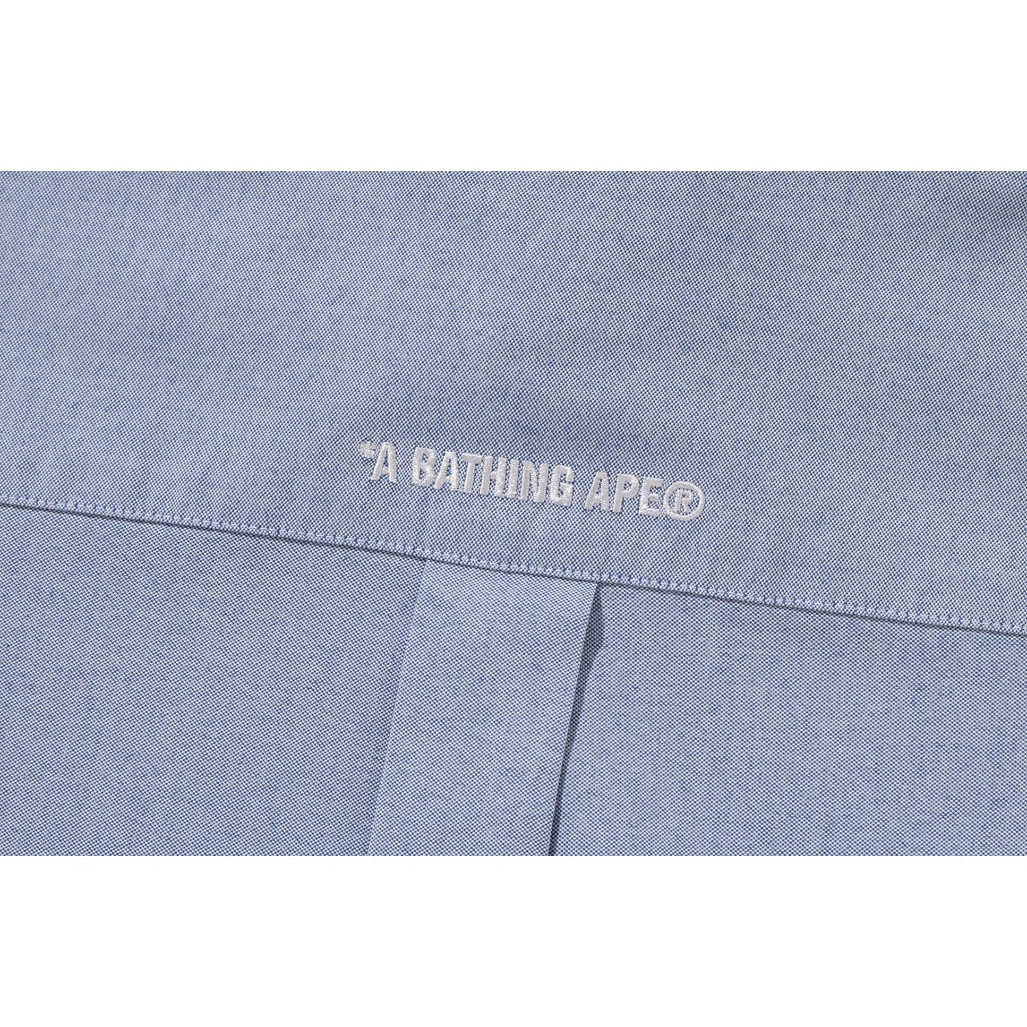 BAPE ONE POINT CORDURA OXFORD S/S SHIRT RELAXED FIT MENS