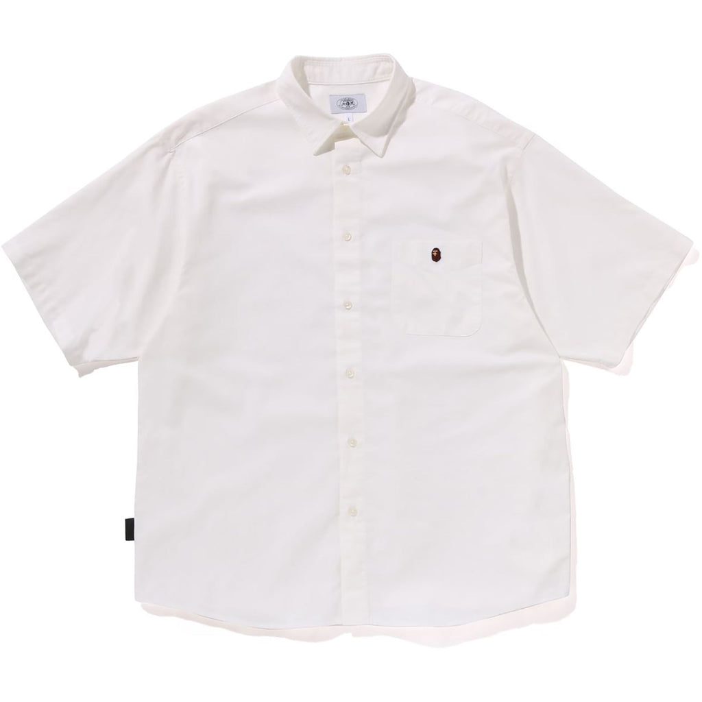 BAPE ONE POINT CORDURA OXFORD S/S SHIRT RELAXED FIT MENS