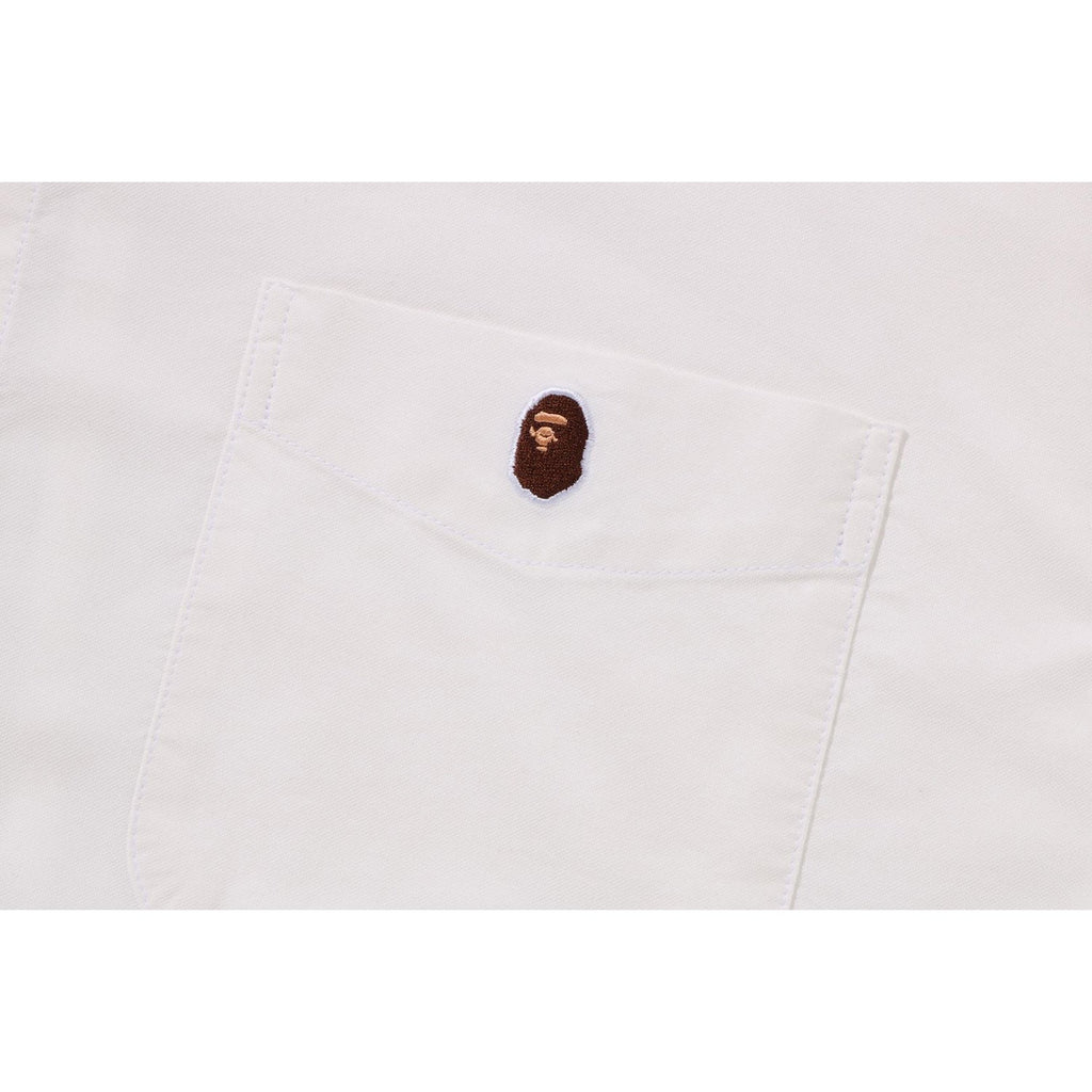 BAPE ONE POINT CORDURA OXFORD S/S SHIRT RELAXED FIT MENS