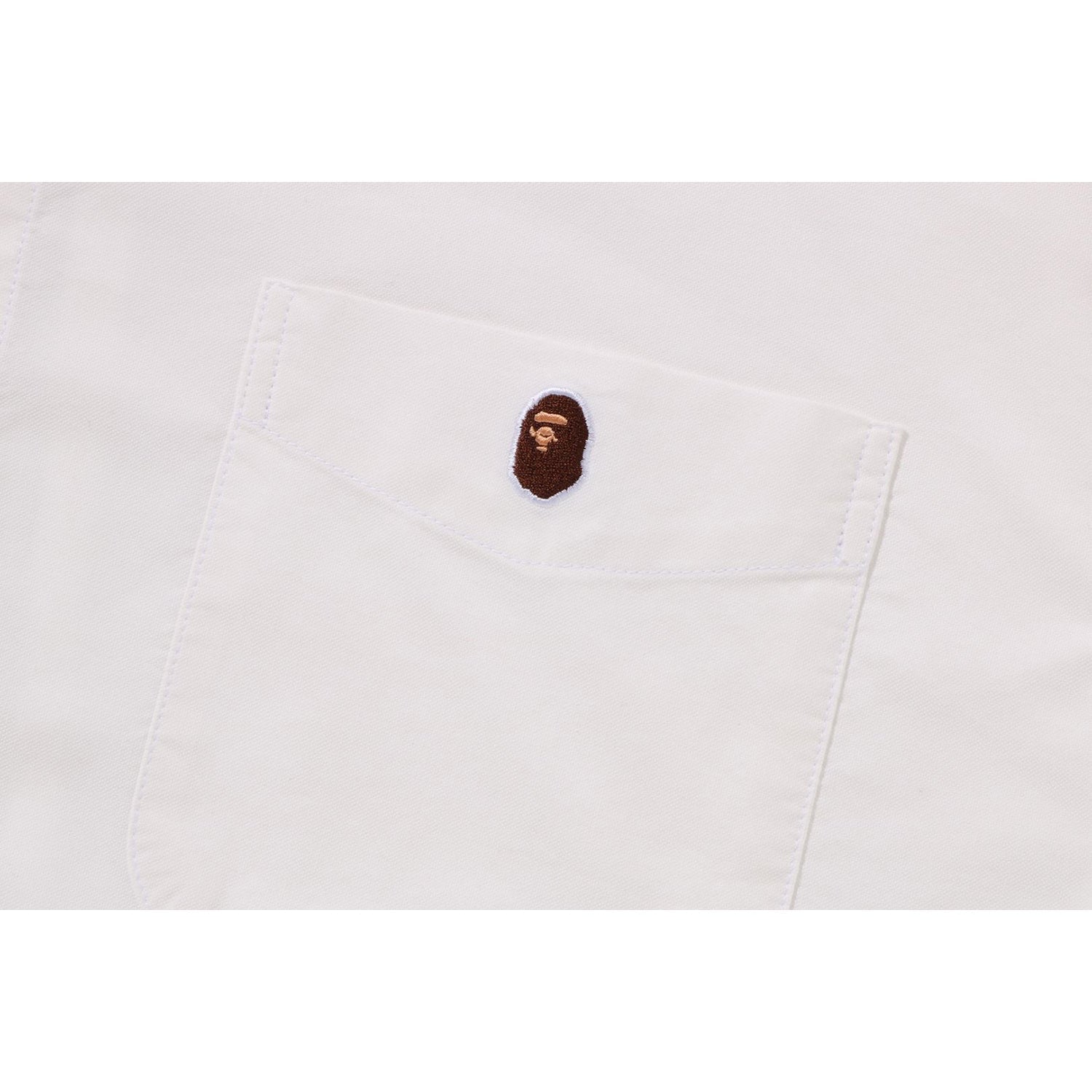 BAPE ONE POINT CORDURA OXFORD S/S SHIRT RELAXED FIT MENS