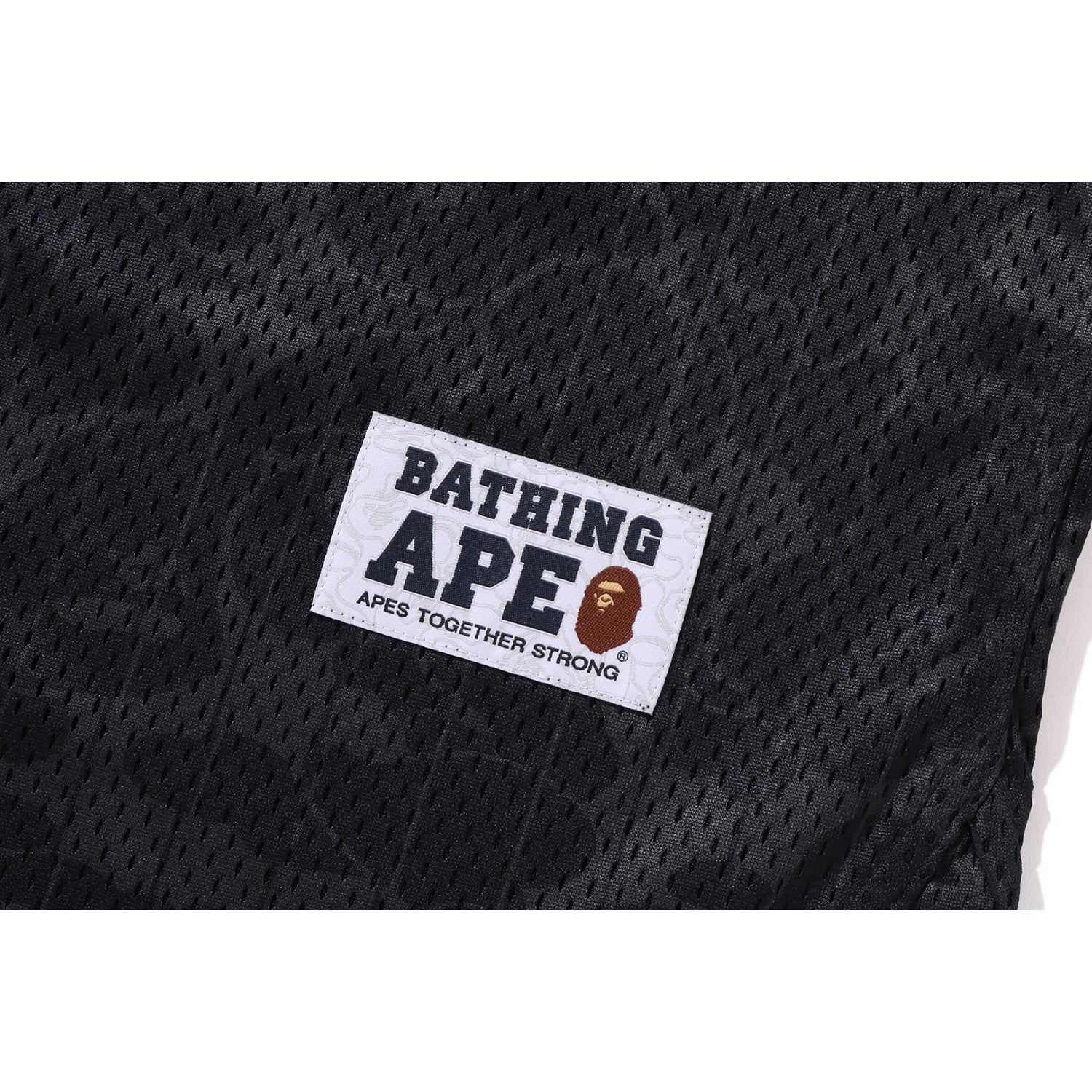 BAPE CAMO STRIPE BASEBALL SHIRT MENS