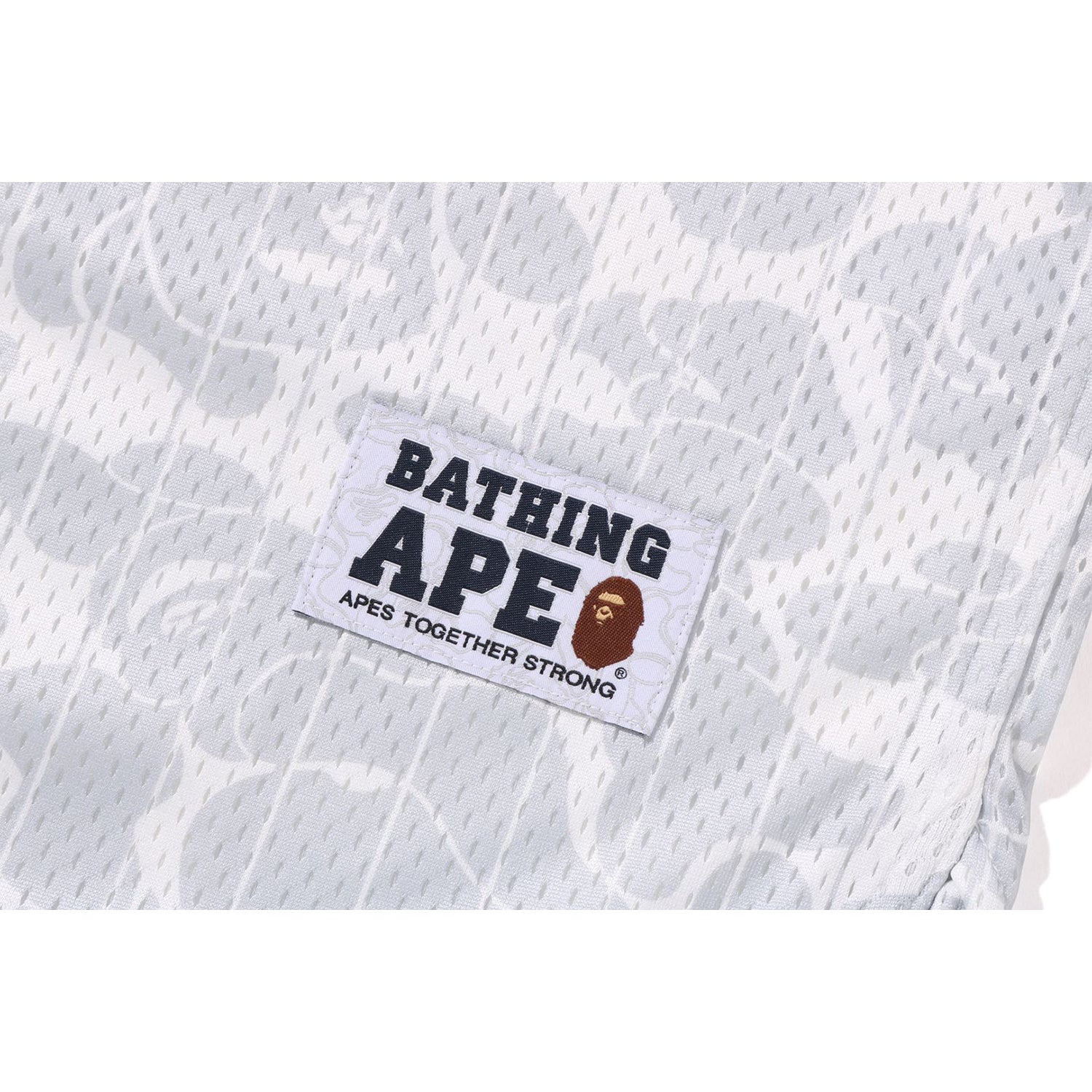 BAPE CAMO STRIPE BASEBALL SHIRT MENS