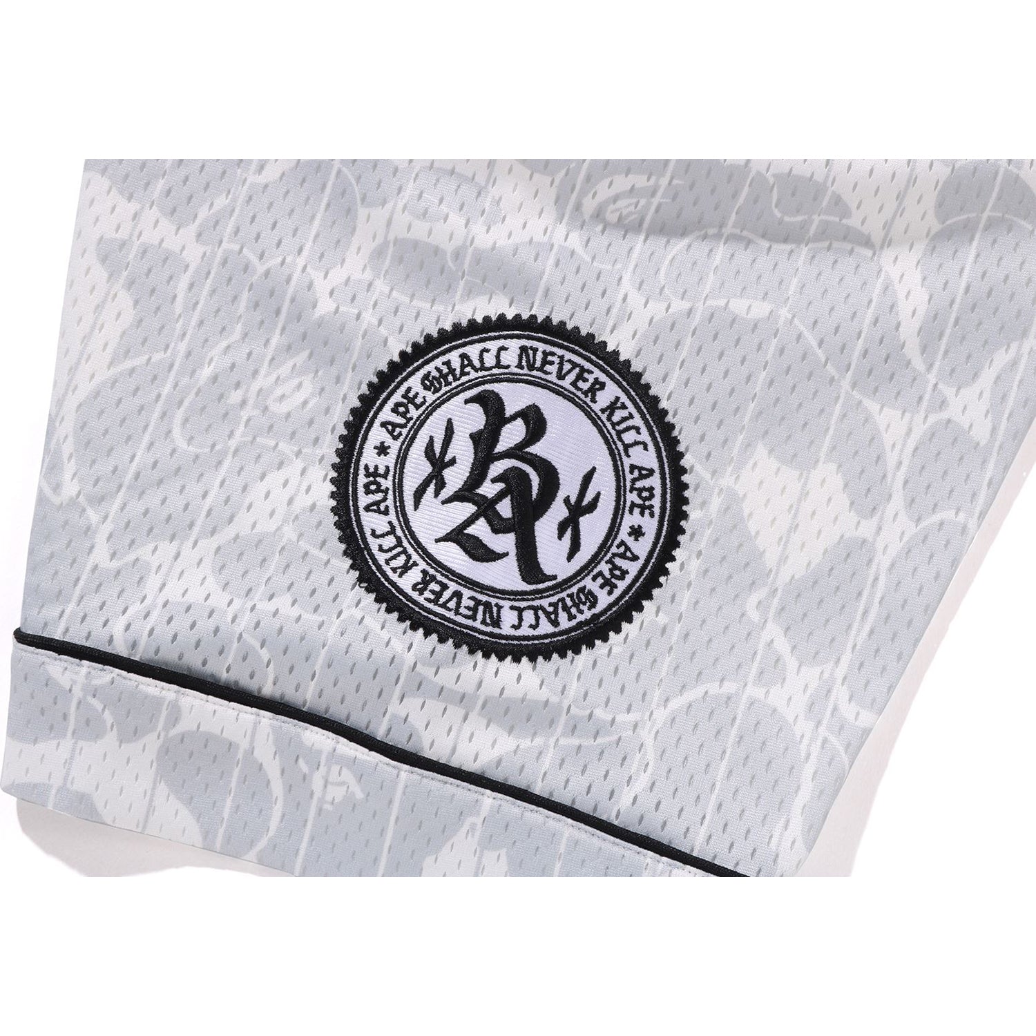 BAPE CAMO STRIPE BASEBALL SHIRT MENS