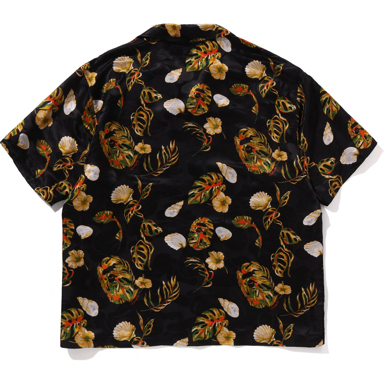 BAPE VACATION PATTERN OPEN COLLAR SS SHIRT MENS