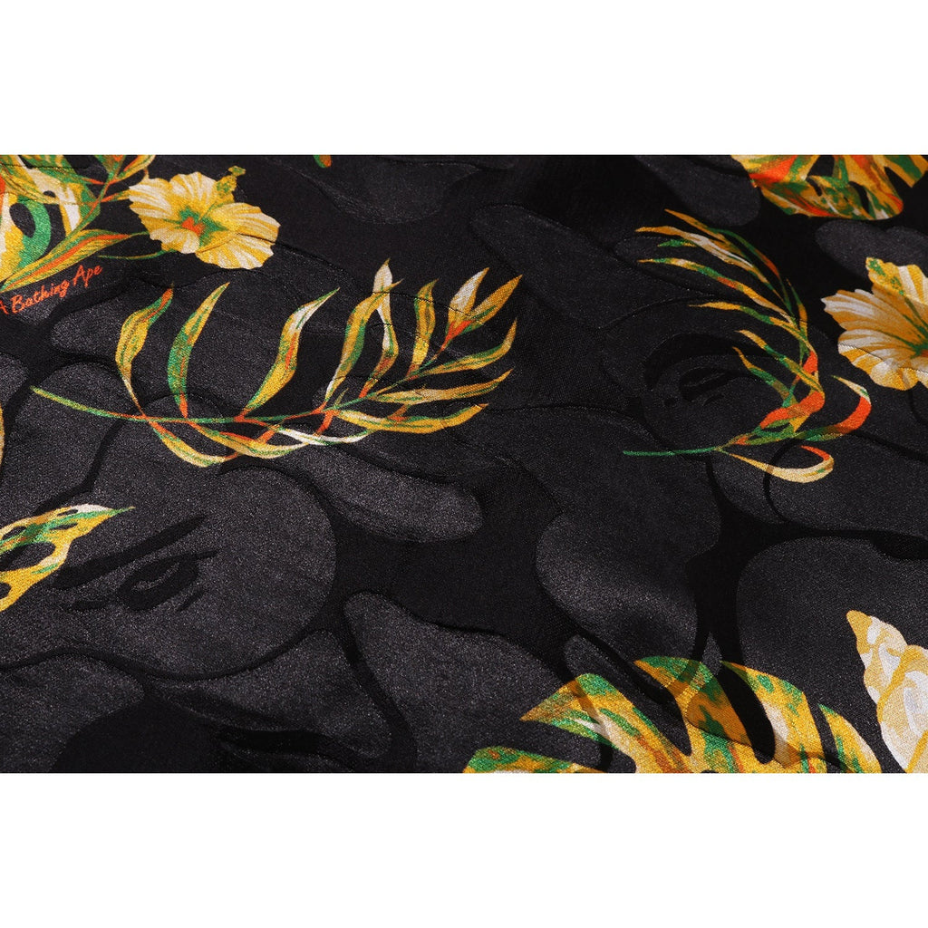 BAPE VACATION PATTERN OPEN COLLAR SS SHIRT MENS