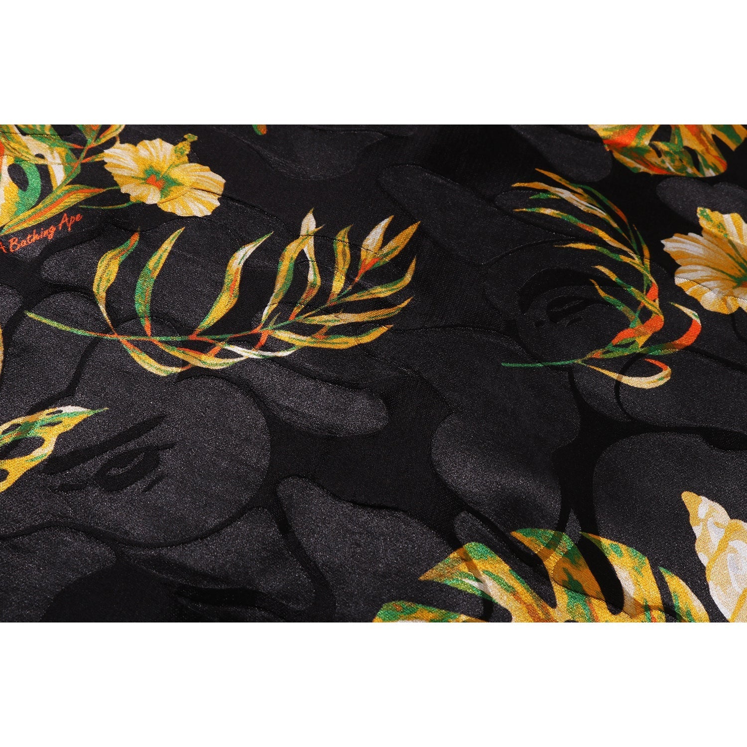 BAPE VACATION PATTERN OPEN COLLAR SS SHIRT MENS