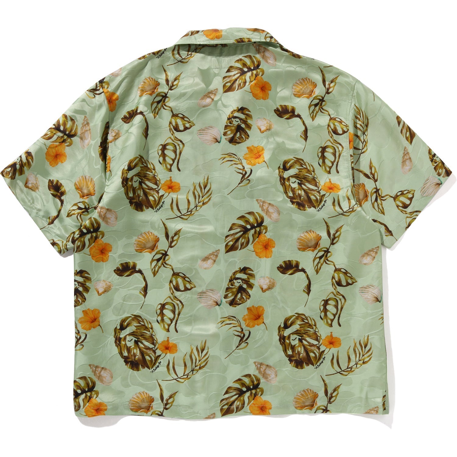 BAPE VACATION PATTERN OPEN COLLAR SS SHIRT MENS