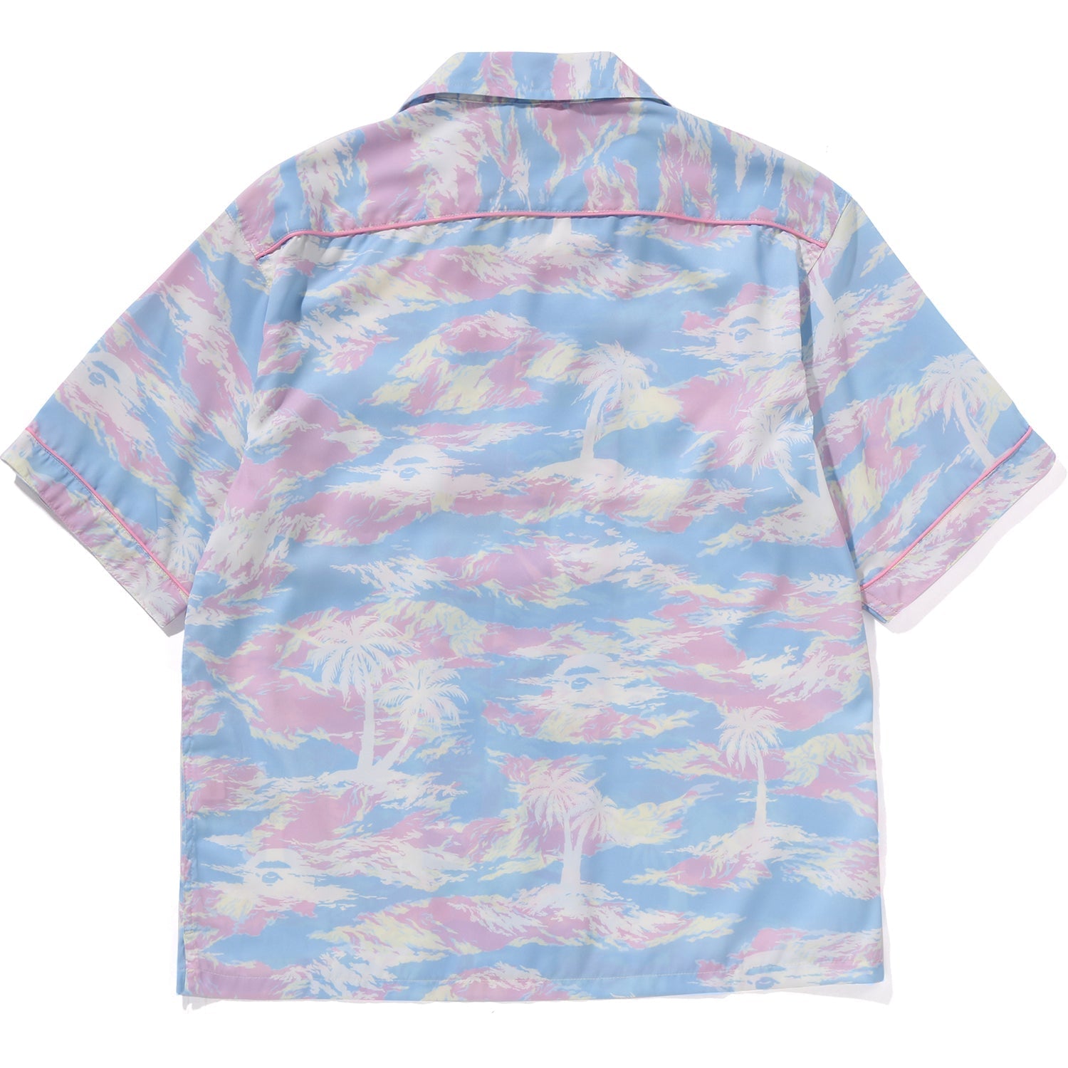 BAPE PALM TREE CAMO OPEN COLLAR SHIRT LADIES