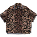 BAPE BY KAZUKI KURAISHI LEOPARD JACQUARD SS SHIRT MENS