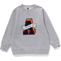 BAPE A LETTERED CREWNECK KIDS