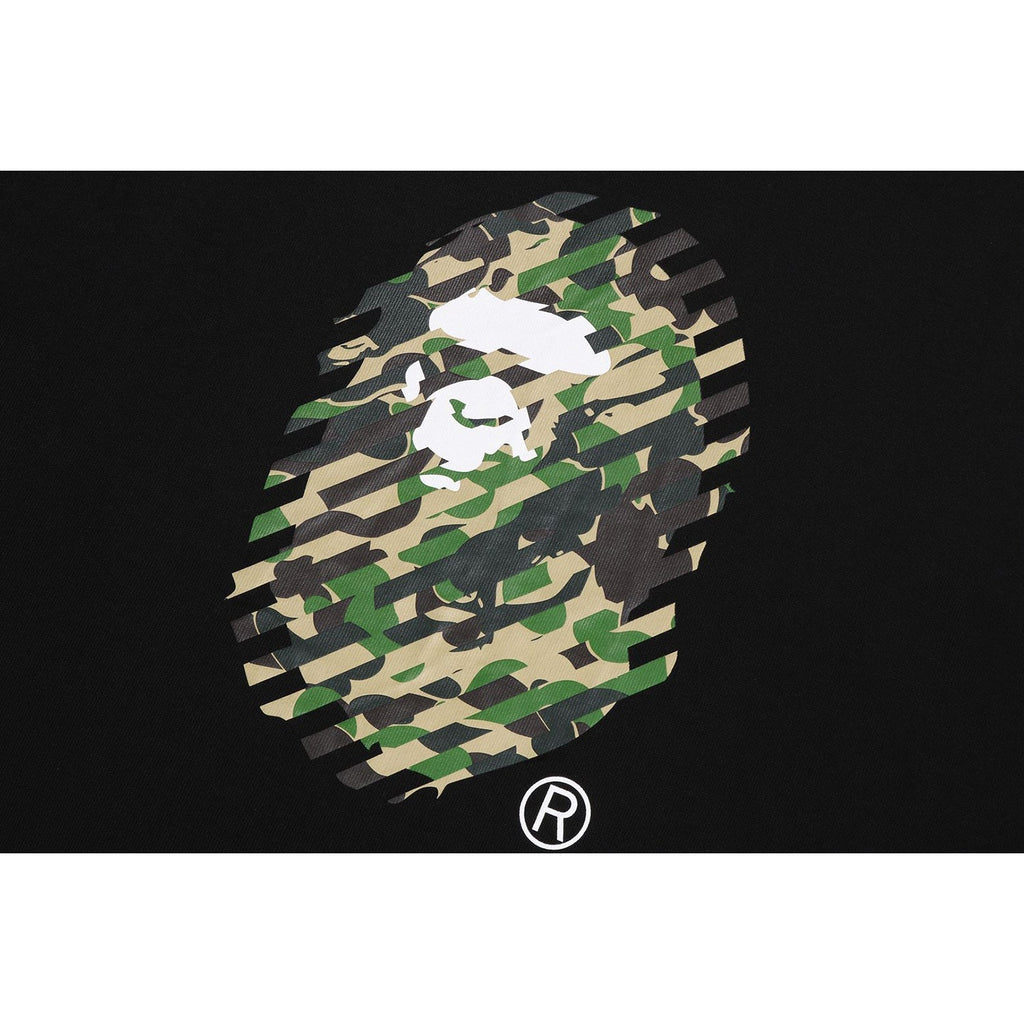 BAPE ABC CAMO APE HEAD RELAXED FIT CREWNECK SWEATSHIRT MENS