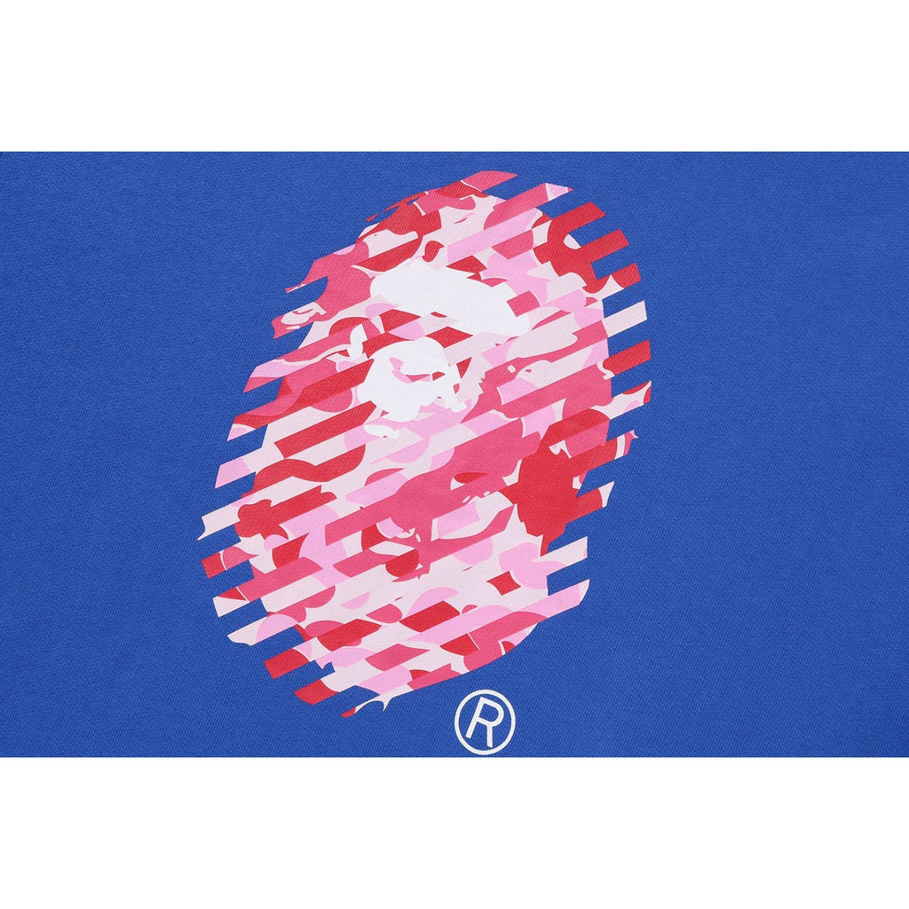 BAPE ABC CAMO APE HEAD RELAXED FIT CREWNECK SWEATSHIRT MENS