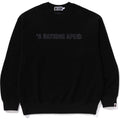 BAPE BATHING APE LOGO RELAXED FIT CREWNECK SWEATSHIRT MENS