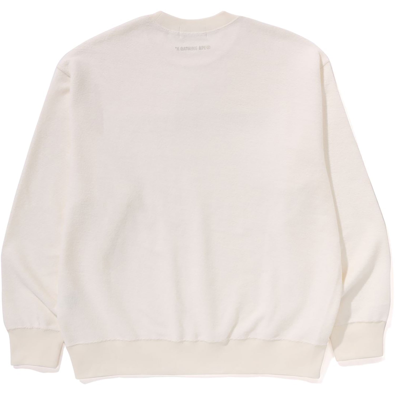 BAPE BATHING APE LOGO RELAXED FIT CREWNECK SWEATSHIRT MENS
