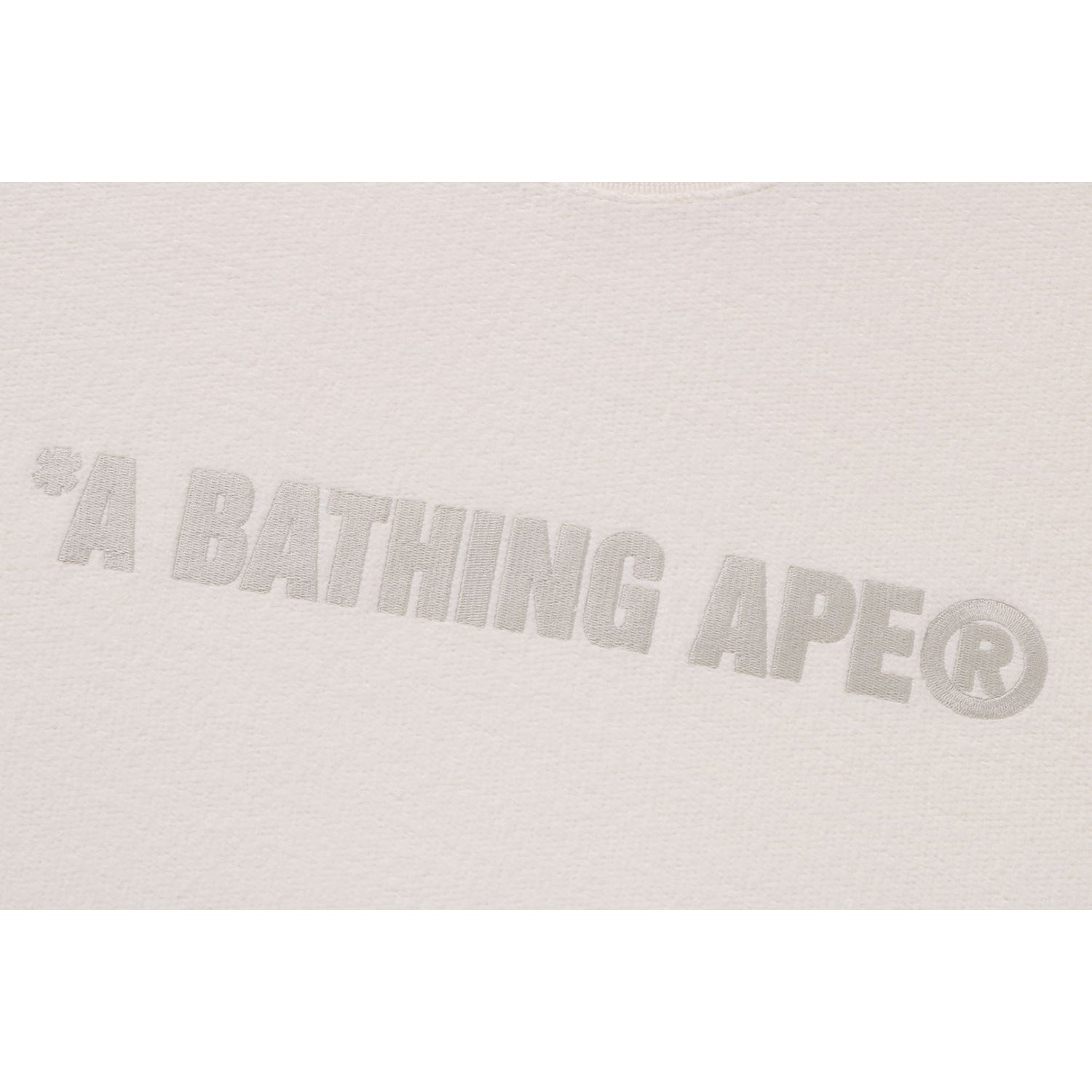 BAPE BATHING APE LOGO RELAXED FIT CREWNECK SWEATSHIRT MENS