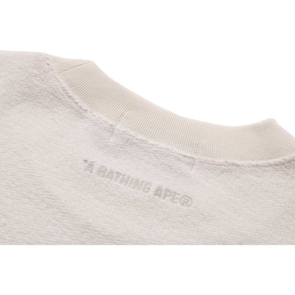 BAPE BATHING APE LOGO RELAXED FIT CREWNECK SWEATSHIRT MENS