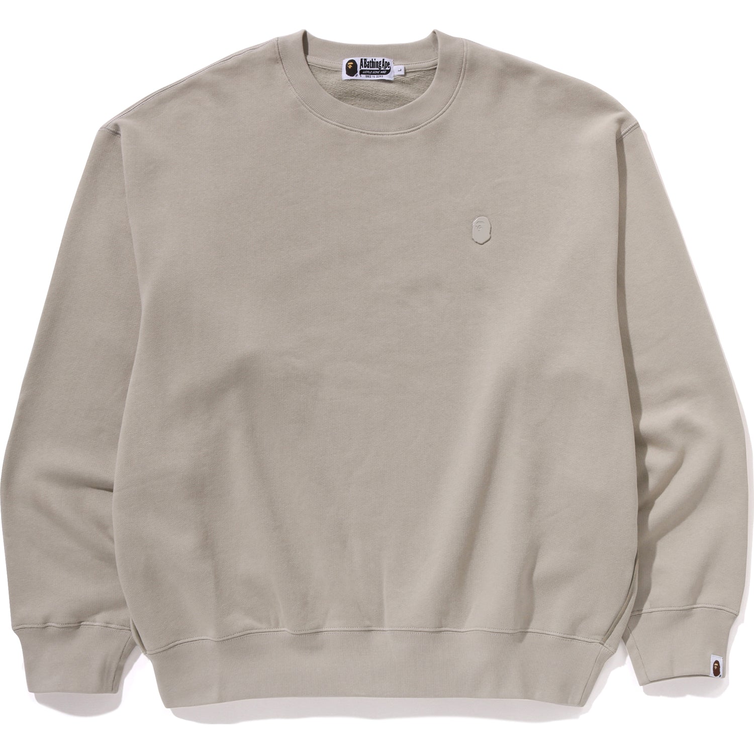 BAPE ONE POINT RELAXED FIT CREWNECK SWEATSHIRT MENS
