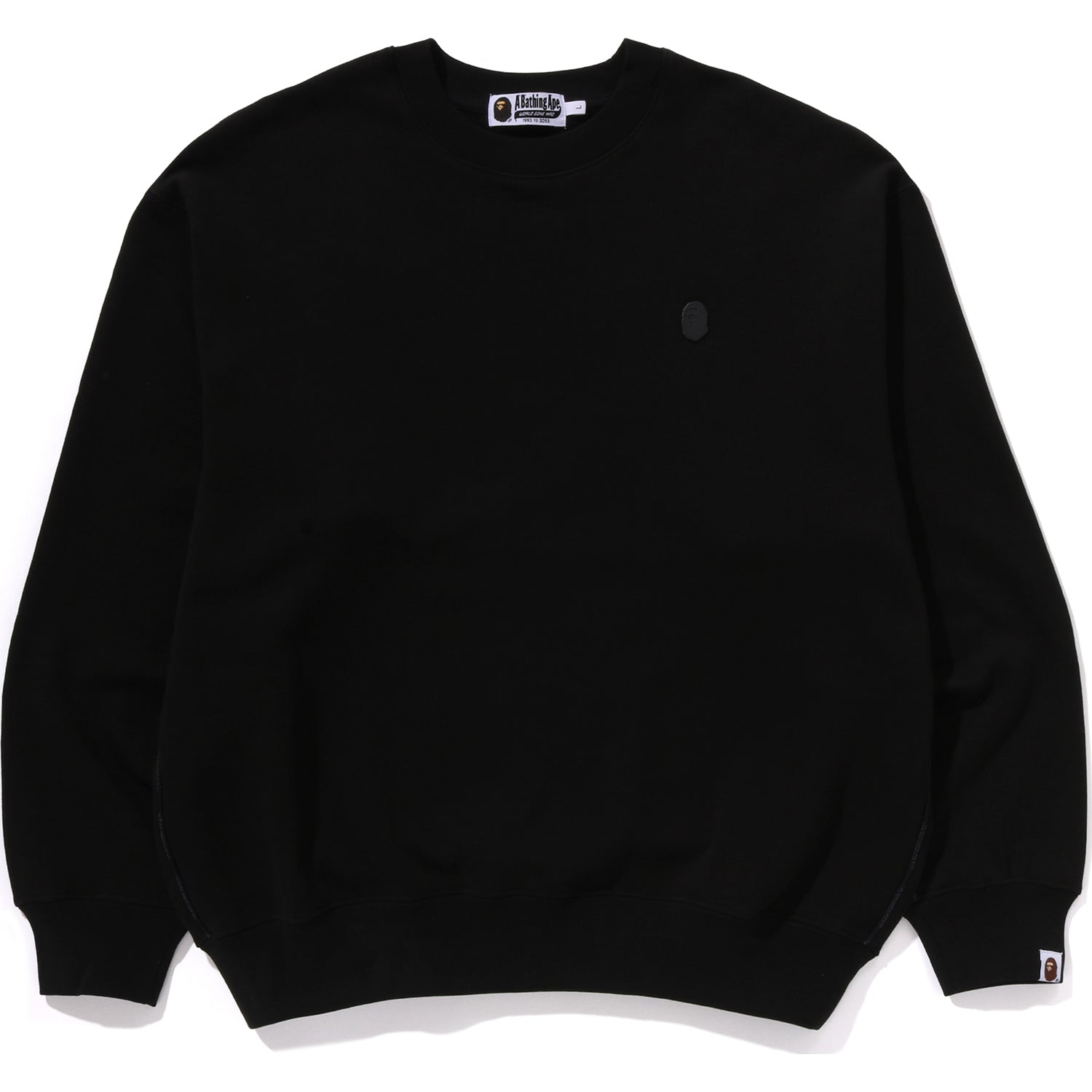 BAPE ONE POINT RELAXED FIT CREWNECK SWEATSHIRT MENS