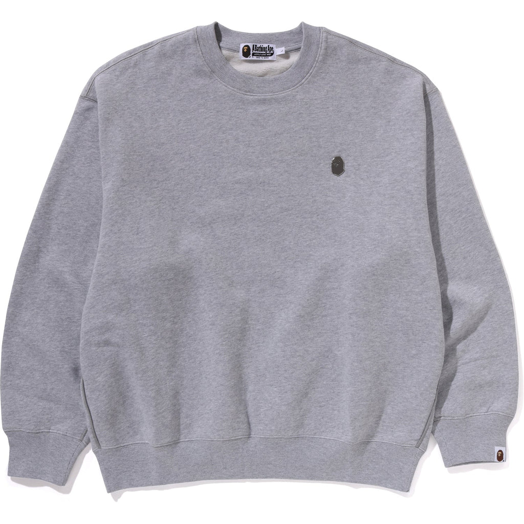 BAPE ONE POINT RELAXED FIT CREWNECK SWEATSHIRT MENS