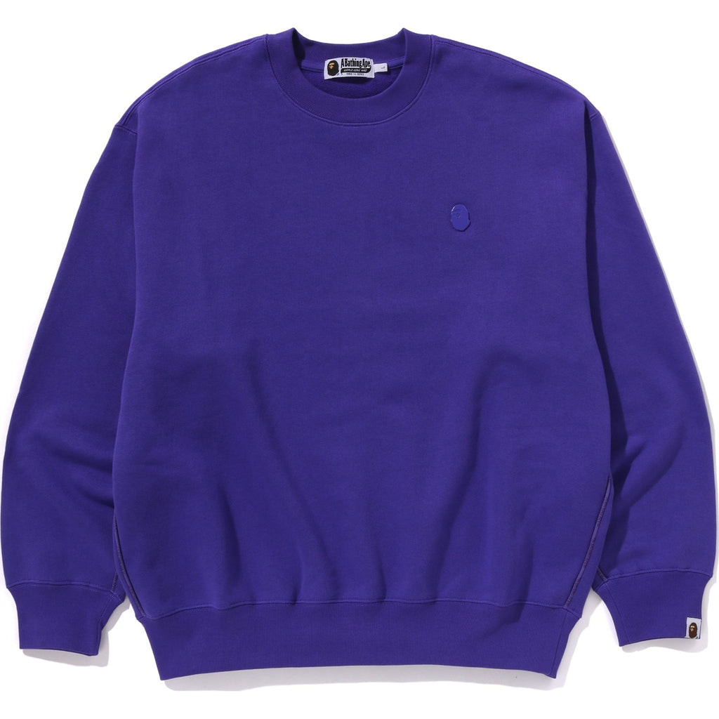 BAPE ONE POINT RELAXED FIT CREWNECK SWEATSHIRT MENS