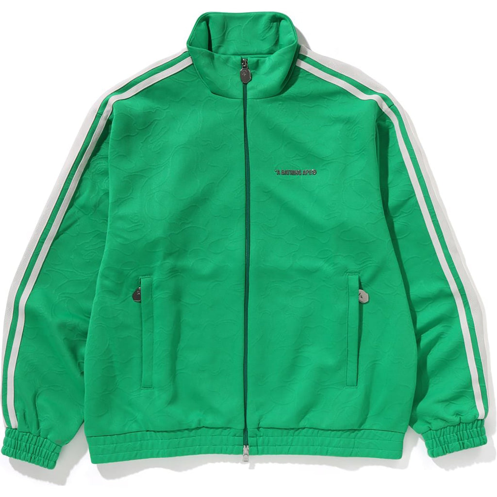BAPE LINE CAMO JACQUARD BATHING APE LOGO RELAXED FIT TRACK JACKET MENS