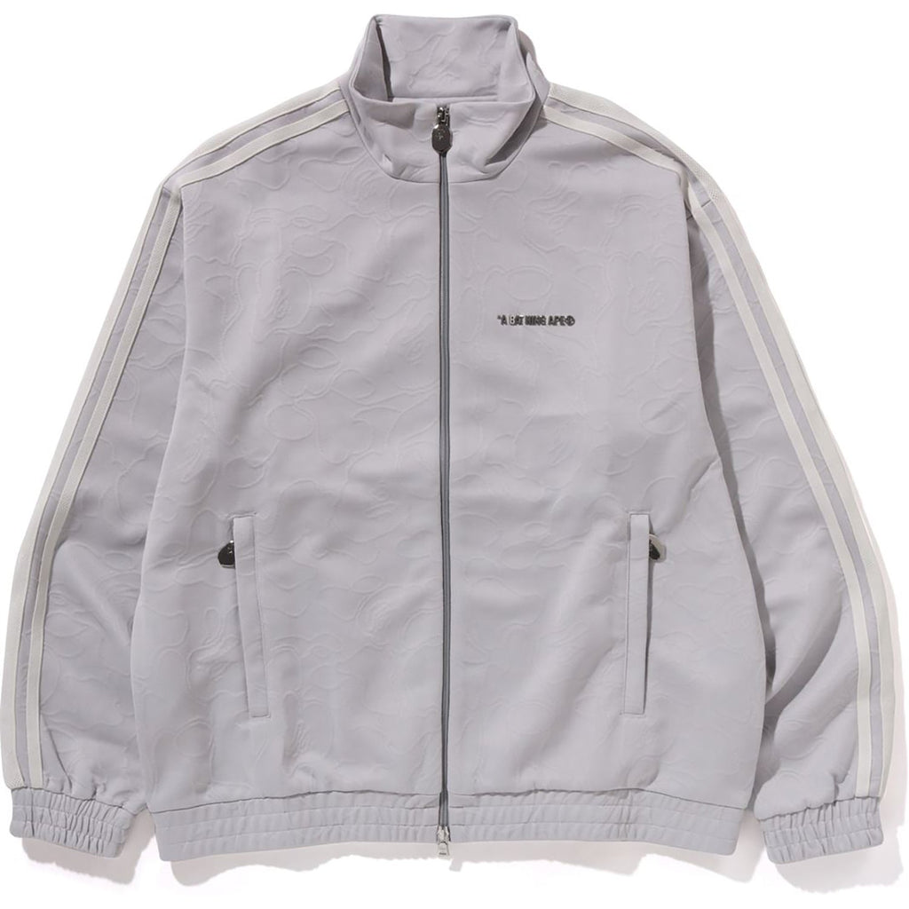BAPE LINE CAMO JACQUARD BATHING APE LOGO RELAXED FIT TRACK JACKET MENS