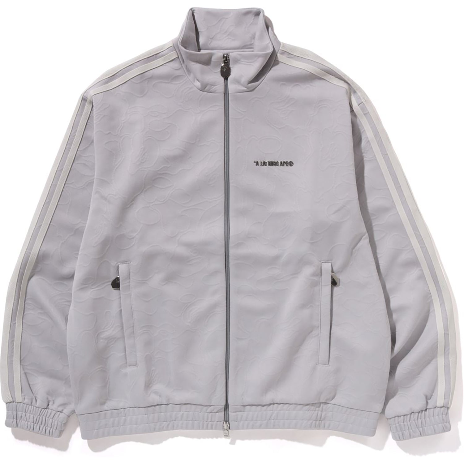 BAPE LINE CAMO JACQUARD BATHING APE LOGO RELAXED FIT TRACK JACKET MENS