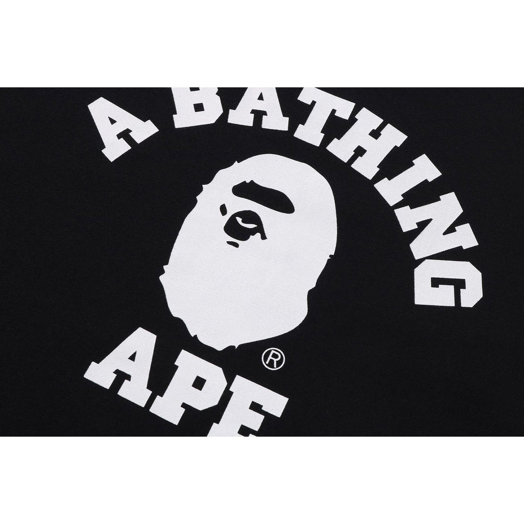 BAPE COLLEGE RELAXED FIT CREWNECK SWEATSHIRT KIDS