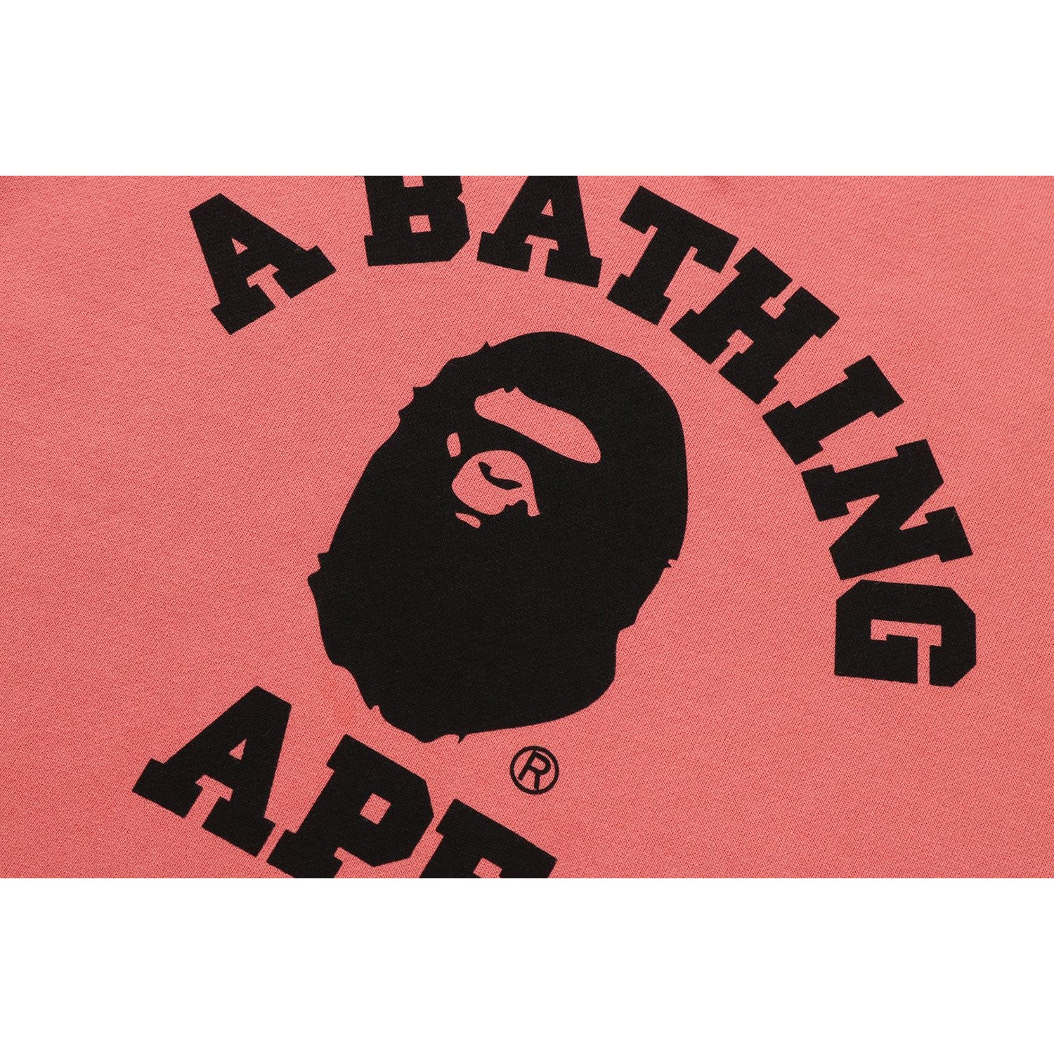 BAPE COLLEGE RELAXED FIT CREWNECK SWEATSHIRT KIDS